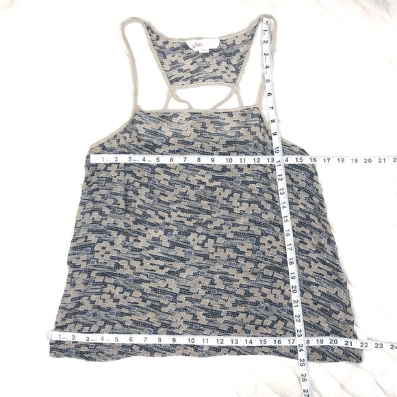 Anthropologie Lilka Tank Top Women's M Multicolor Silk Sheer - Picture 4 of 7